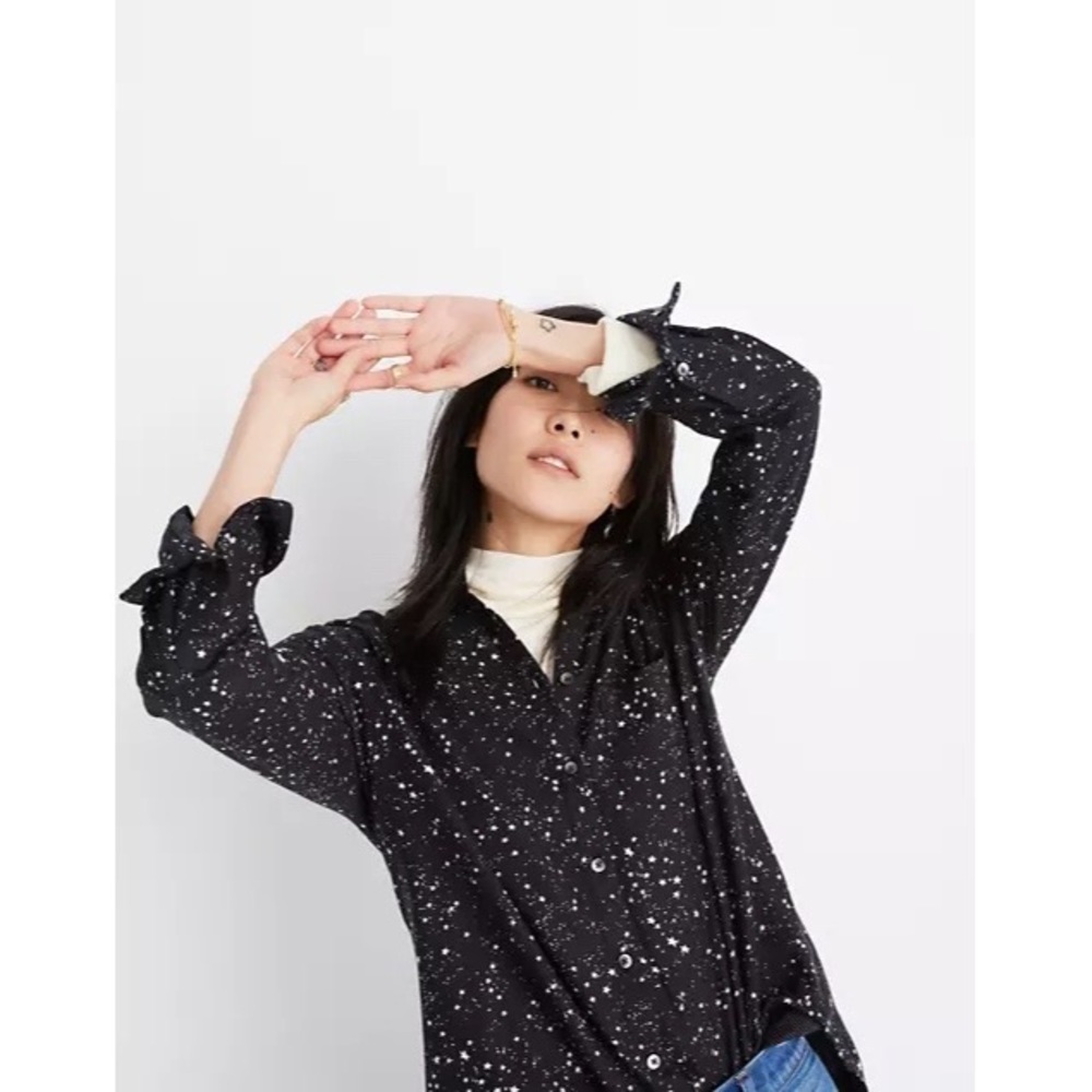 MADEWELL Ex Boyfriend Shirt In Star Print
